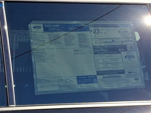 new 2025 Ford Explorer car, priced at $46,101