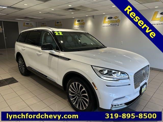 used 2022 Lincoln Aviator car, priced at $55,500