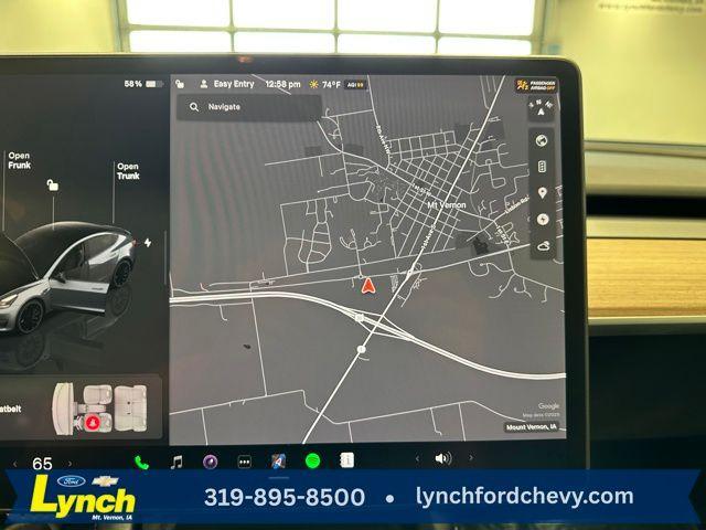 used 2023 Tesla Model 3 car, priced at $33,500