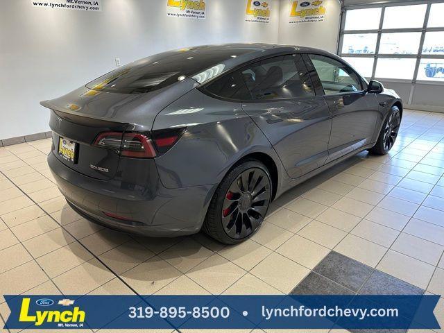 used 2023 Tesla Model 3 car, priced at $33,500