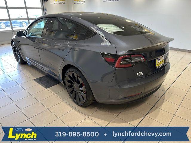 used 2023 Tesla Model 3 car, priced at $33,500