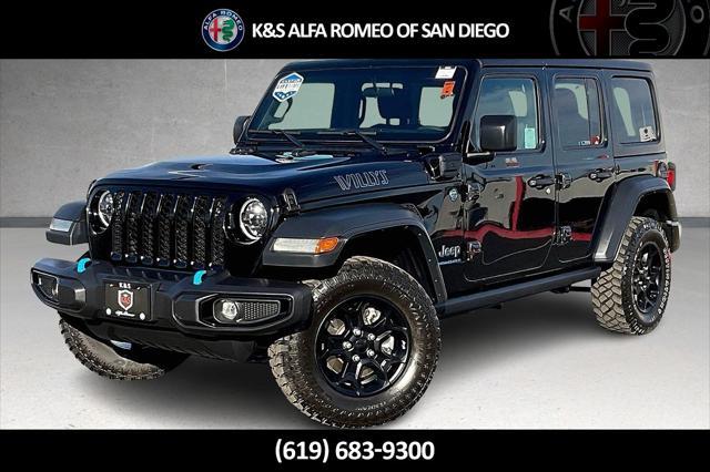 used 2023 Jeep Wrangler 4xe car, priced at $27,555