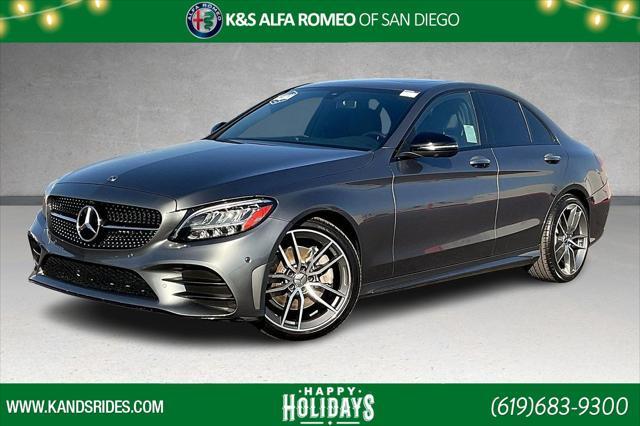 used 2021 Mercedes-Benz C-Class car, priced at $27,995