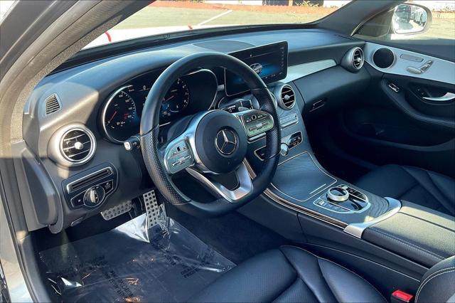 used 2021 Mercedes-Benz C-Class car, priced at $27,995