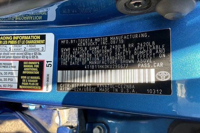 used 2019 Toyota Camry car, priced at $21,512