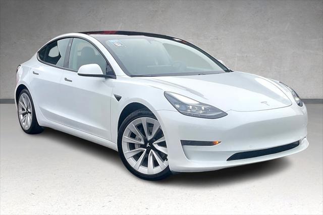 used 2021 Tesla Model 3 car, priced at $23,999