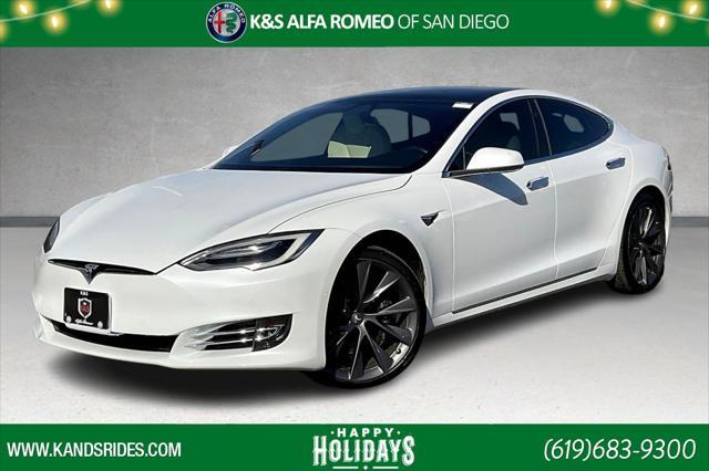 used 2021 Tesla Model S car, priced at $43,421