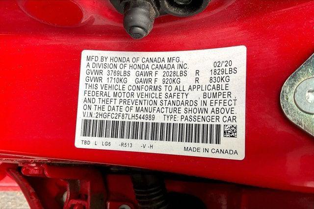 used 2020 Honda Civic car, priced at $21,888