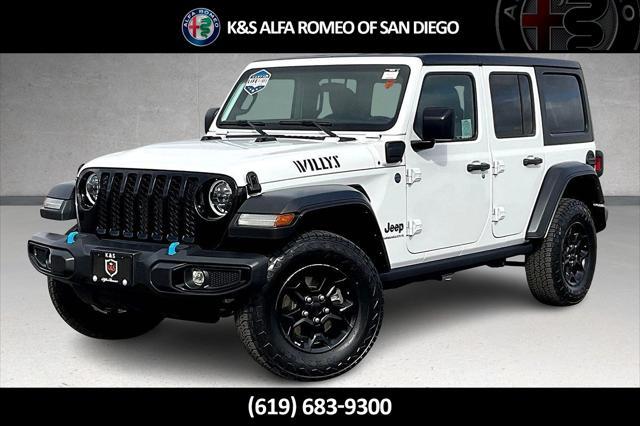 used 2023 Jeep Wrangler 4xe car, priced at $27,702