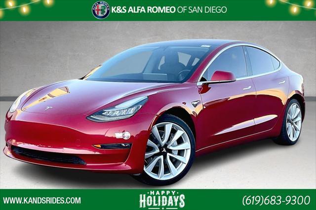 used 2018 Tesla Model 3 car, priced at $22,999