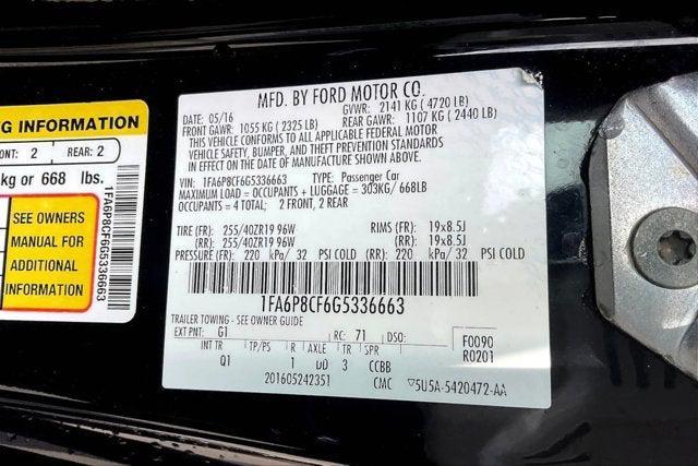 used 2016 Ford Mustang car, priced at $29,995