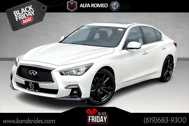 used 2021 INFINITI Q50 car, priced at $25,999