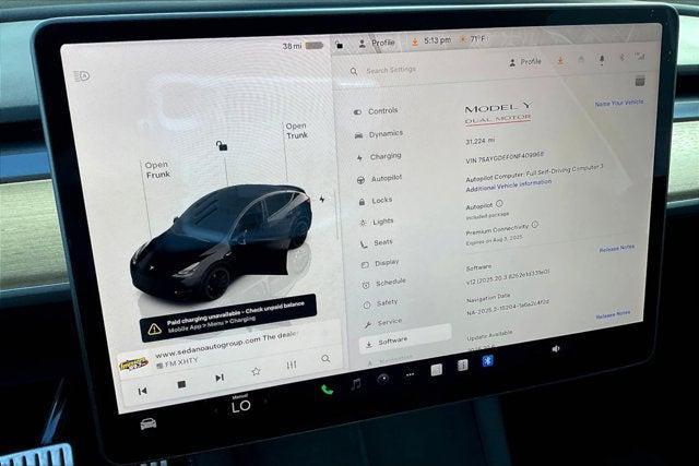 used 2022 Tesla Model Y car, priced at $31,612