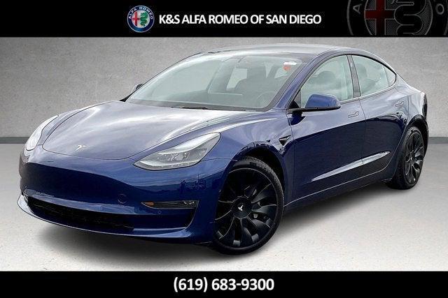 used 2022 Tesla Model 3 car, priced at $29,305