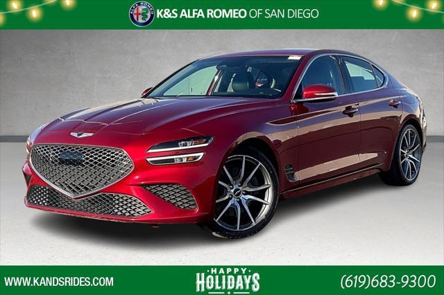 used 2022 Genesis G70 car, priced at $28,888