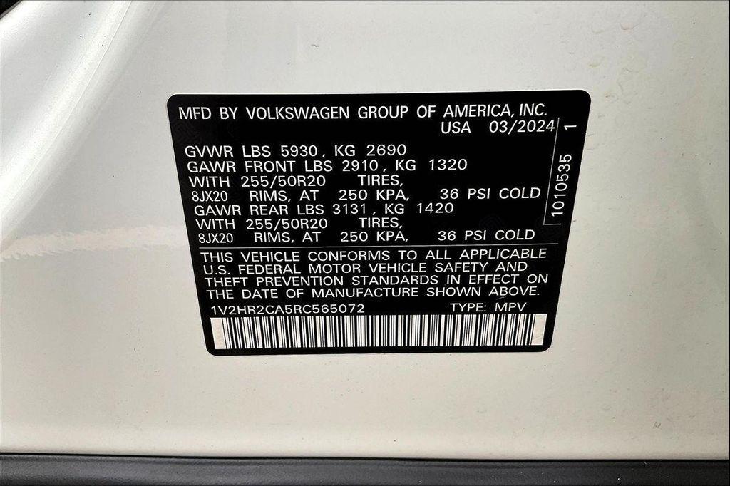used 2024 Volkswagen Atlas car, priced at $30,612