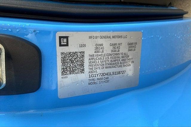used 2020 Chevrolet Corvette car, priced at $65,000