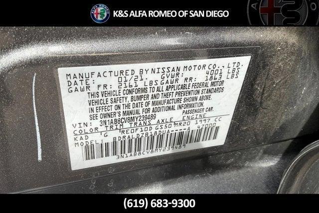 used 2021 Nissan Sentra car, priced at $16,999