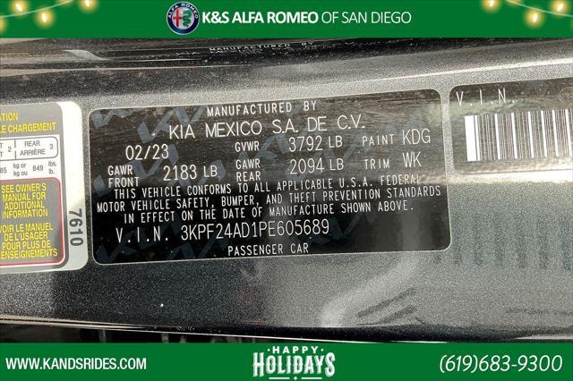 used 2023 Kia Forte car, priced at $15,999