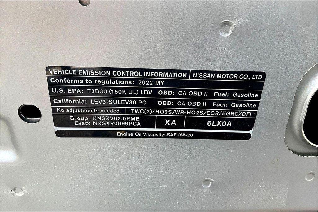 used 2022 Nissan Sentra car, priced at $15,553