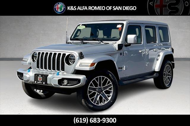 used 2022 Jeep Wrangler Unlimited 4xe car, priced at $31,888