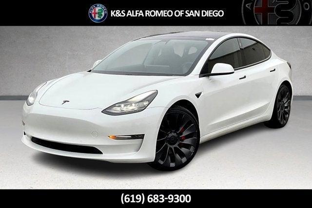 used 2021 Tesla Model 3 car, priced at $26,999