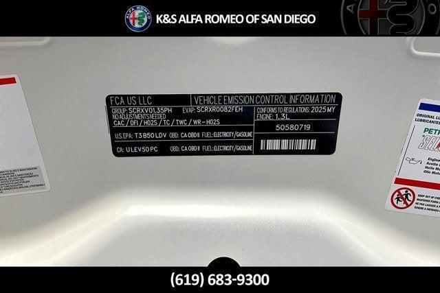 new 2025 Alfa Romeo Tonale car, priced at $51,390