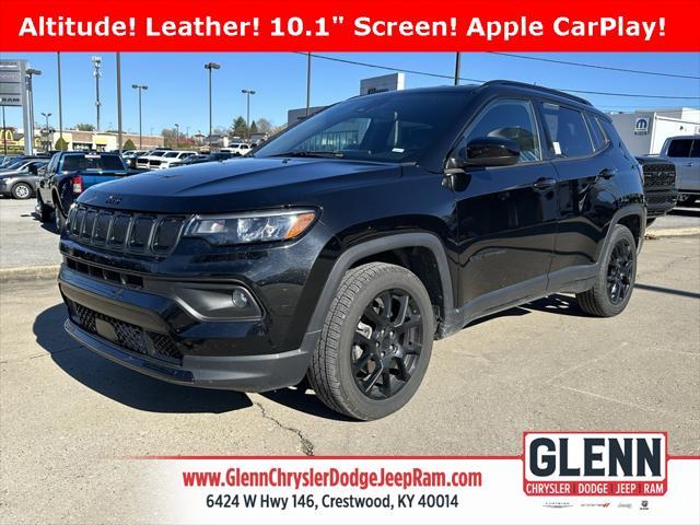 used 2022 Jeep Compass car, priced at $19,500