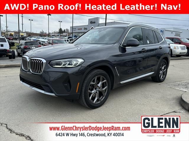 used 2022 BMW X3 car, priced at $33,995