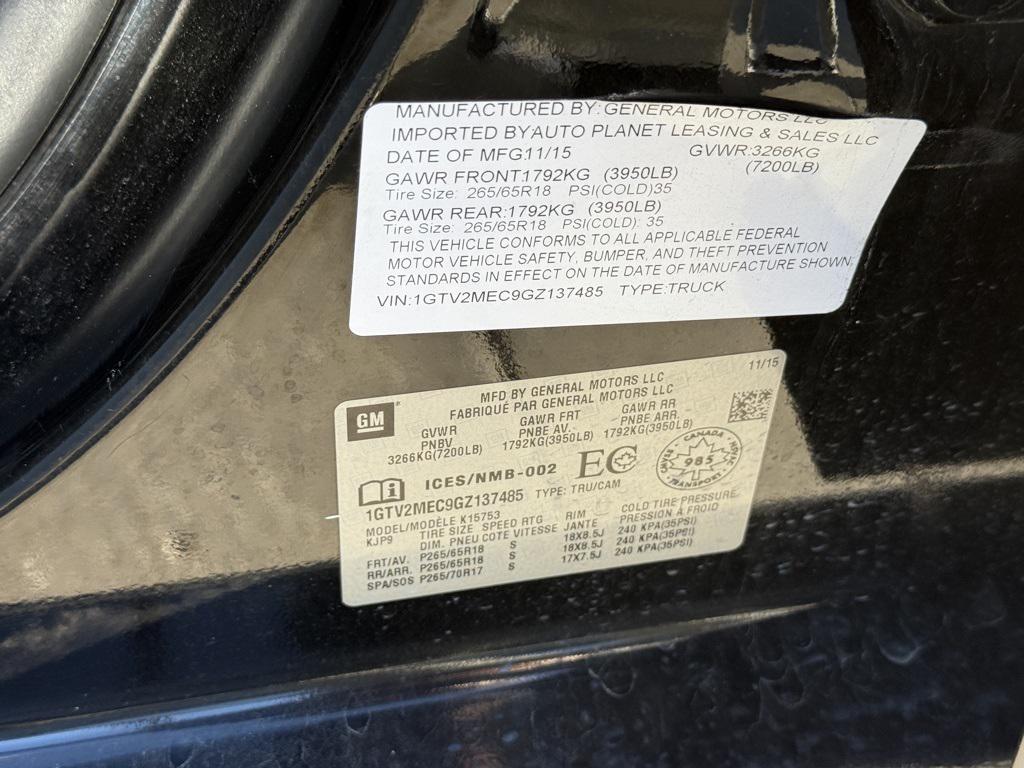 used 2016 GMC Sierra 1500 car, priced at $15,995