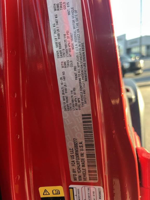 used 2021 Jeep Wrangler Unlimited car, priced at $33,500