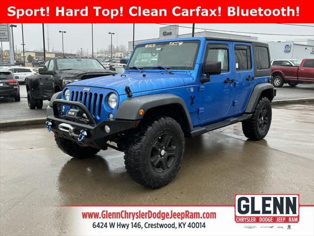 used 2015 Jeep Wrangler Unlimited car, priced at $17,500