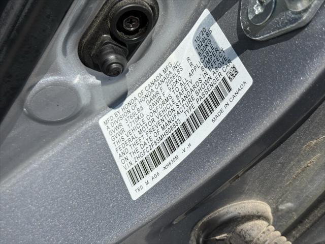 used 2021 Honda Civic car, priced at $19,995