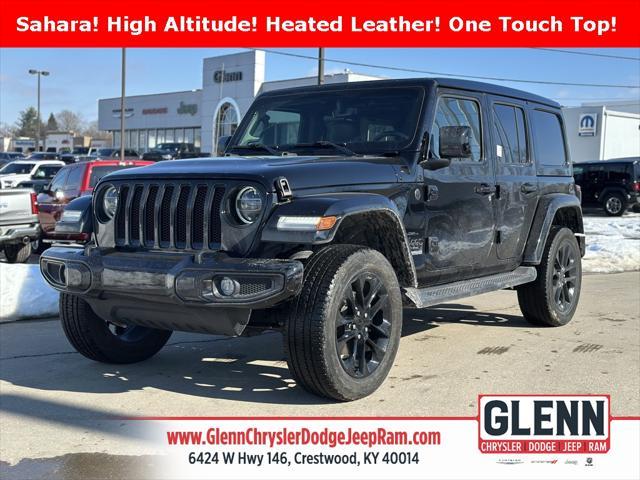 used 2021 Jeep Wrangler Unlimited car, priced at $35,000