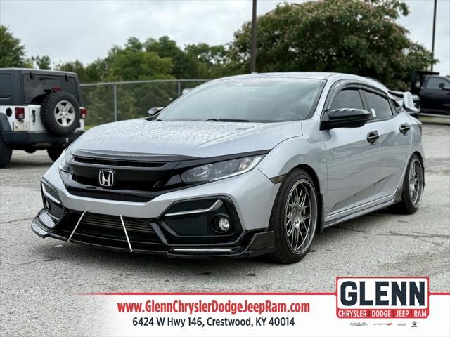 used 2021 Honda Civic car, priced at $22,500
