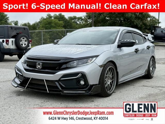 used 2021 Honda Civic car, priced at $22,500
