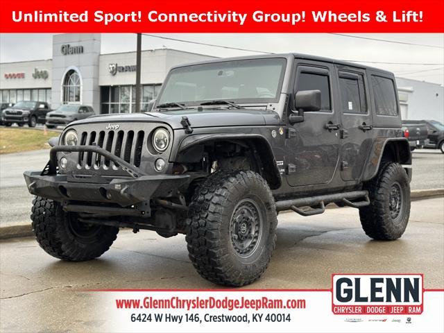 used 2017 Jeep Wrangler Unlimited car, priced at $19,500