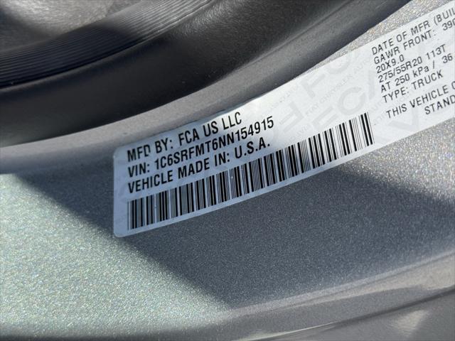 used 2022 Ram 1500 car, priced at $34,500