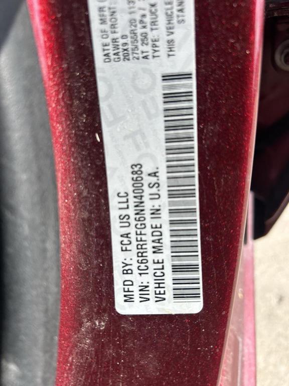 used 2022 Ram 1500 car, priced at $25,995