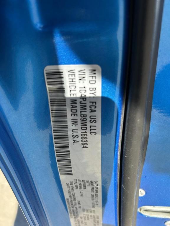 used 2021 Jeep Cherokee car, priced at $18,500