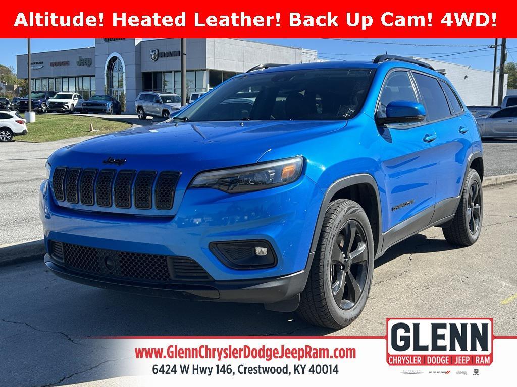 used 2021 Jeep Cherokee car, priced at $18,500