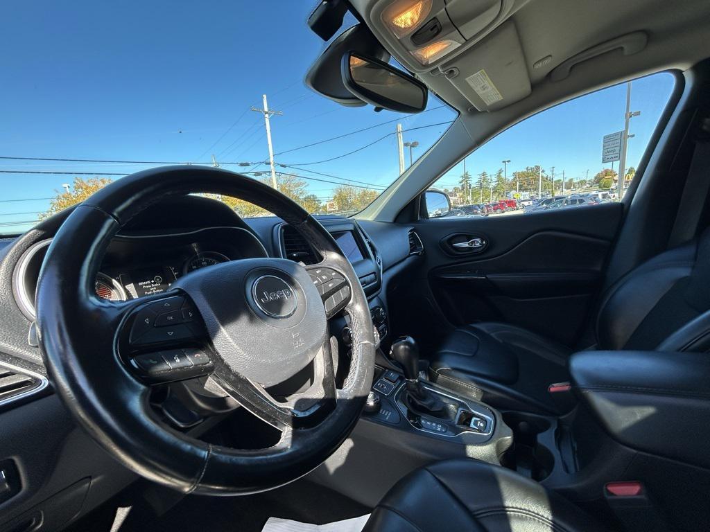 used 2021 Jeep Cherokee car, priced at $18,500