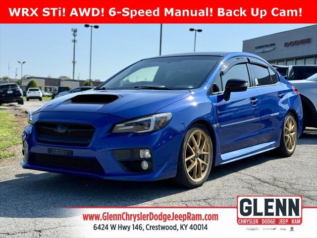 used 2015 Subaru WRX STI car, priced at $17,500