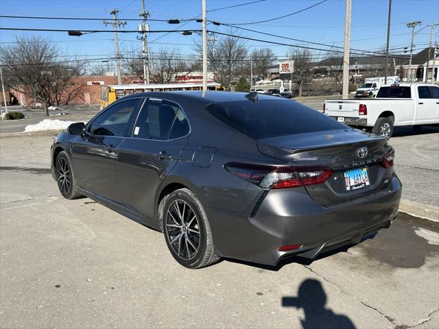 used 2021 Toyota Camry car, priced at $19,500