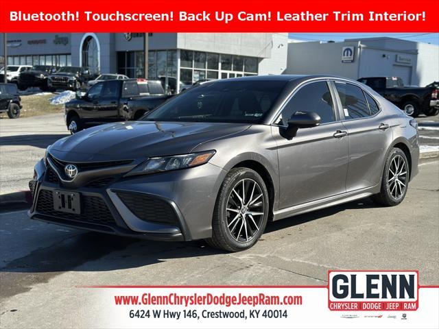 used 2021 Toyota Camry car, priced at $19,500