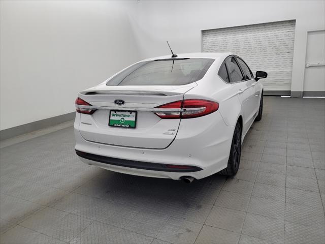 used 2018 Ford Fusion car, priced at $15,195