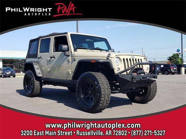 used 2017 Jeep Wrangler Unlimited car, priced at $23,599