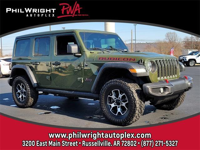 used 2021 Jeep Wrangler Unlimited car, priced at $38,317