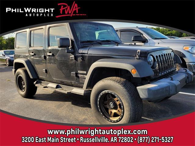 used 2018 Jeep Wrangler JK Unlimited car, priced at $24,659