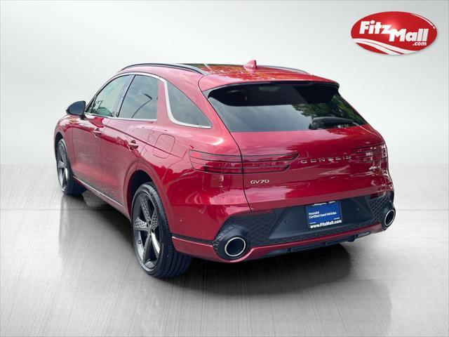 used 2025 Genesis GV70 car, priced at $55,988